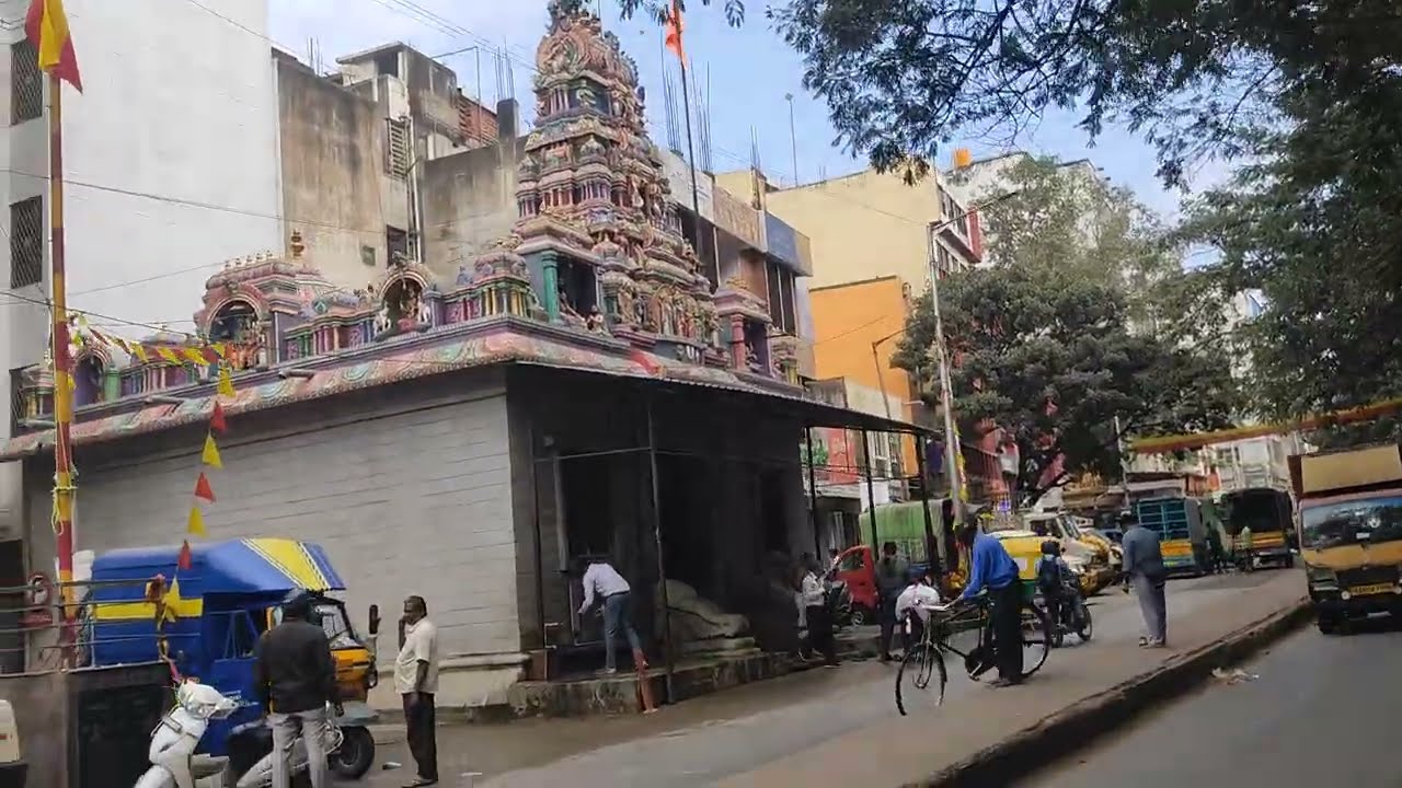 चिकपेट बैंगलोर रोड व्यू