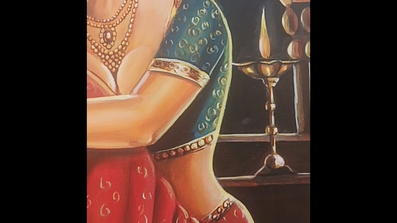 My new art work🎨 A woman 