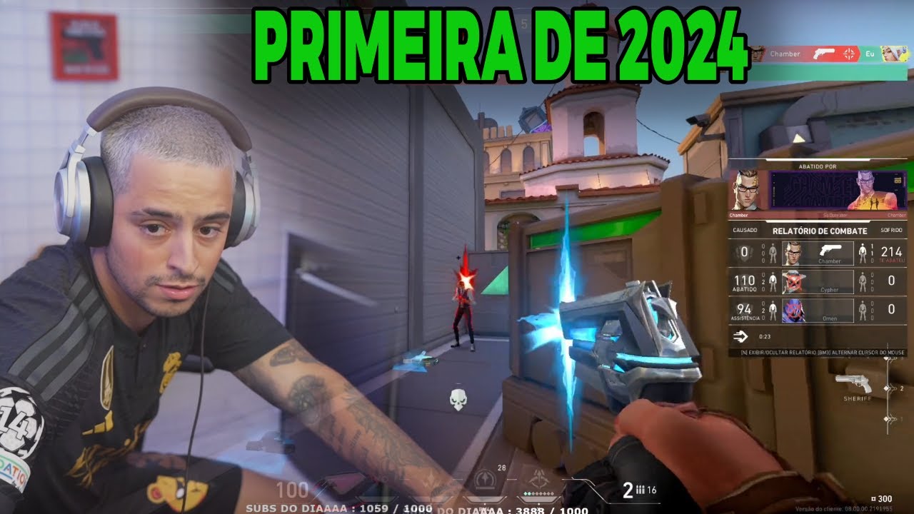 PRIMEIRA GAMEPLAY DE VALORANT DO CORINGA EM 2024 #29