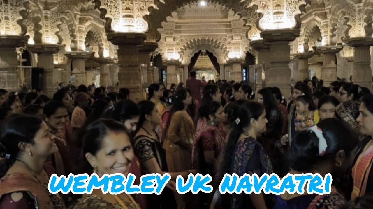 લંડન માં નવરાત્રી રમવા ની ખુબ મો|| London UK navratri 