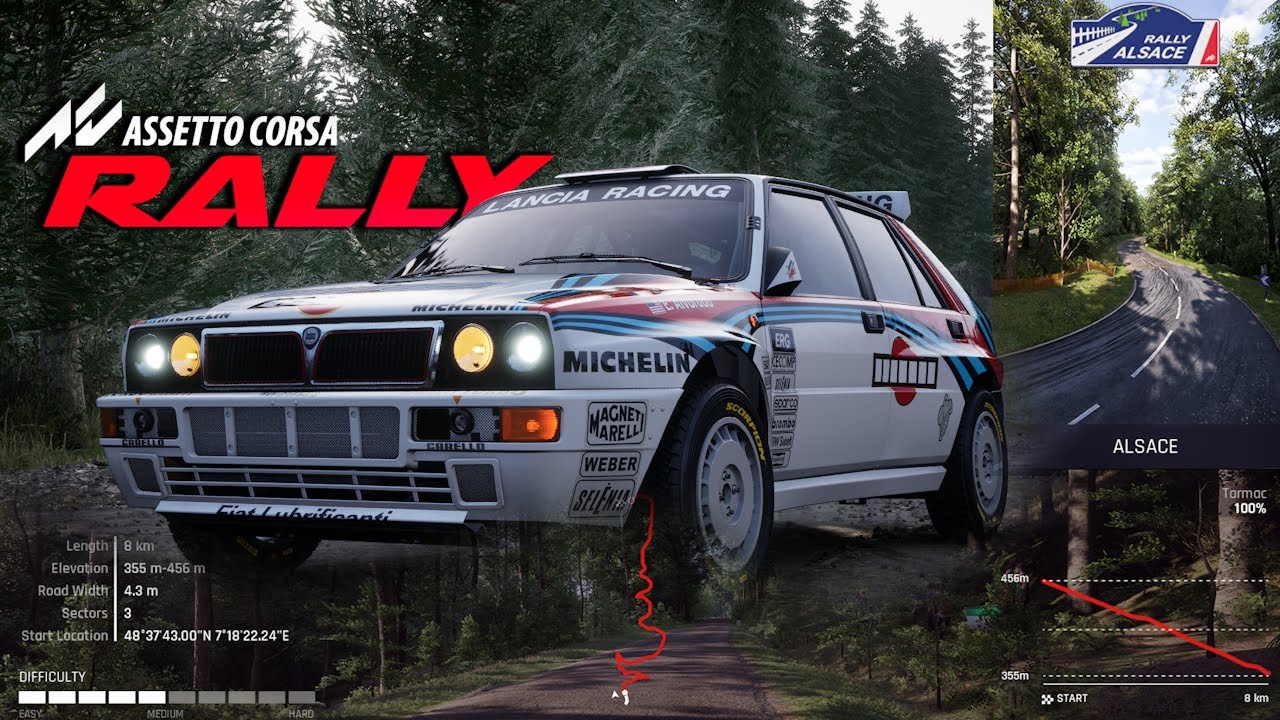 Assetto Rally - ALSACE 1/4 [Steigenbach] Delta Integrale