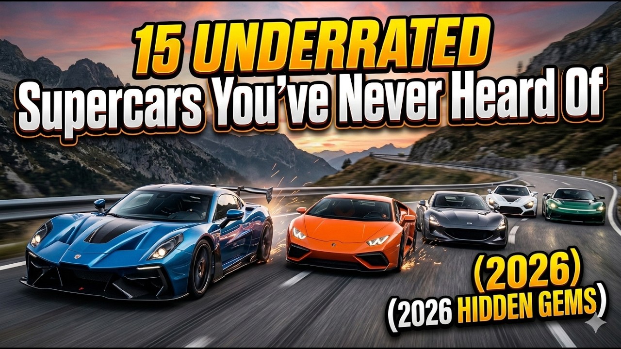 15 UNDERRATED Supercars You've Never Heard Of. ( 2026 Hidden Gems).