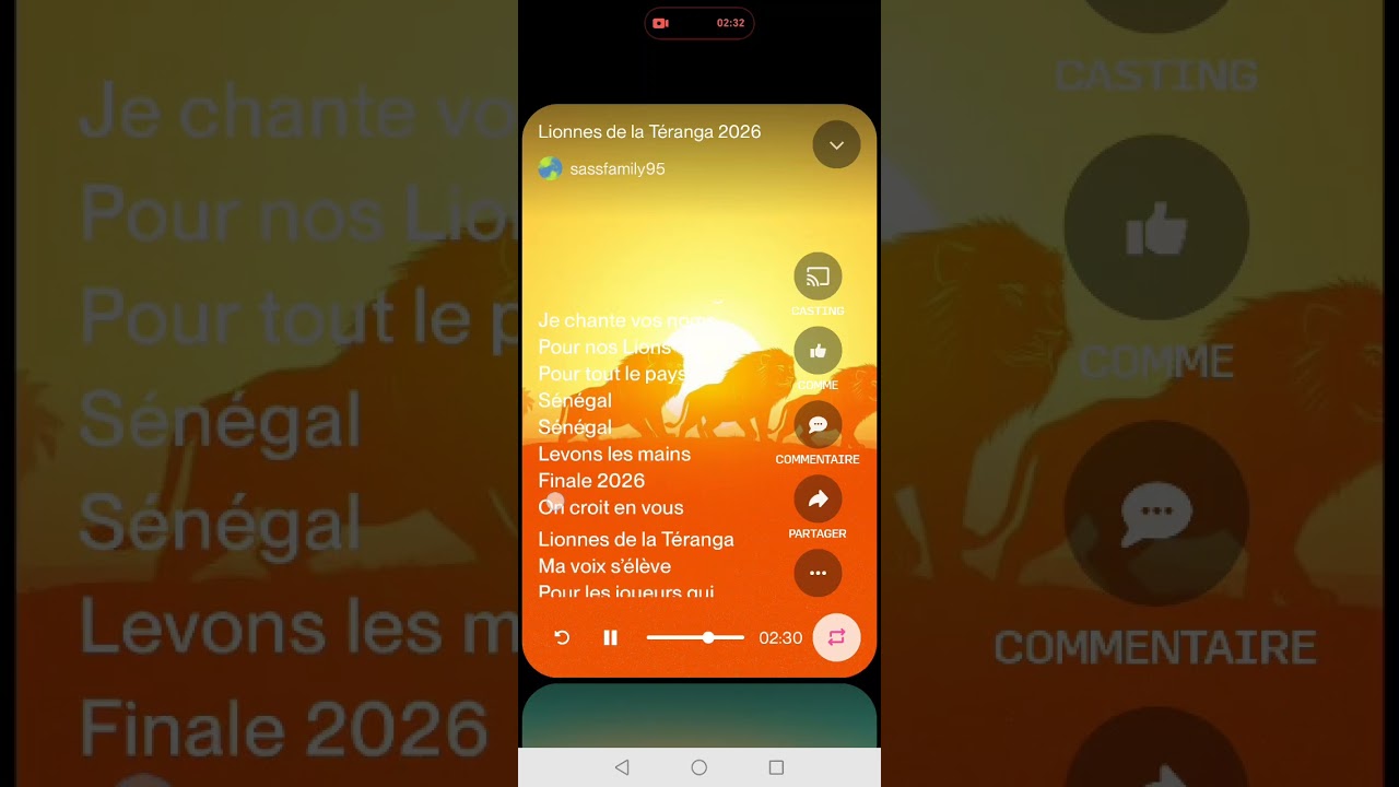 Dédicace pour nos lions teranga du Sénégal CAN 2026