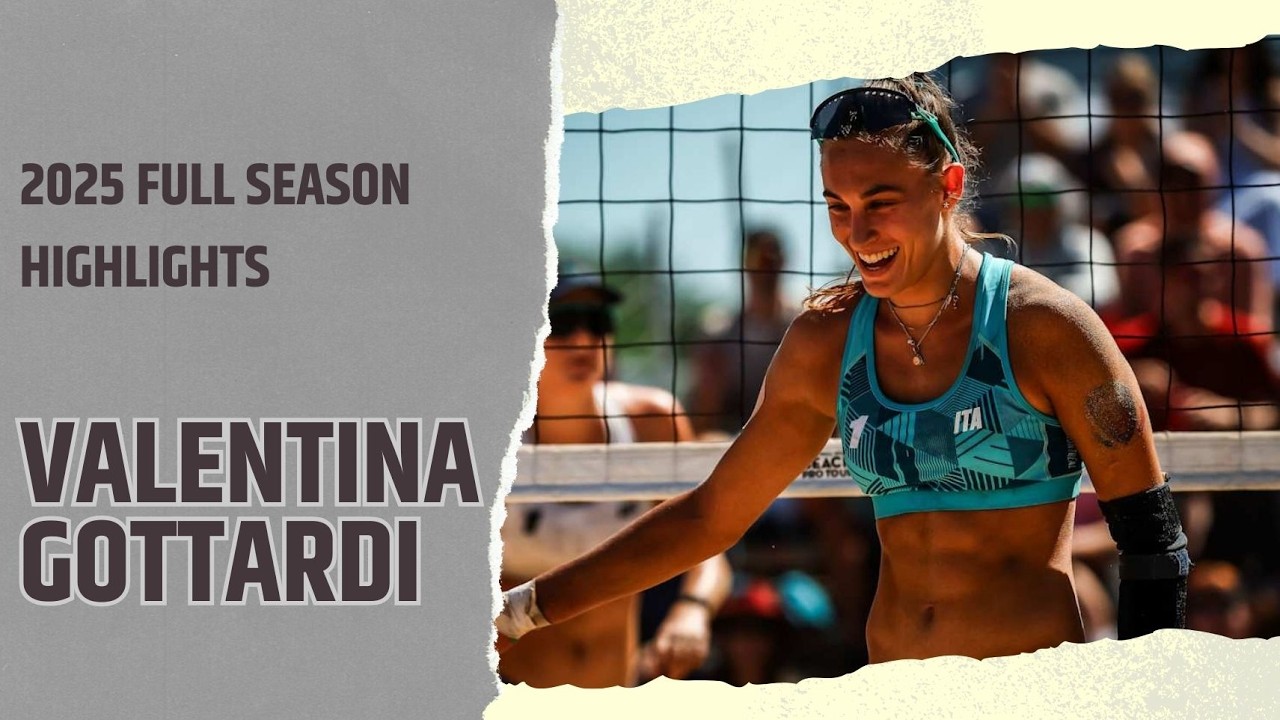 Valentina Gottardi 2025 Season Highlights | FIVB Beach Pro Tour