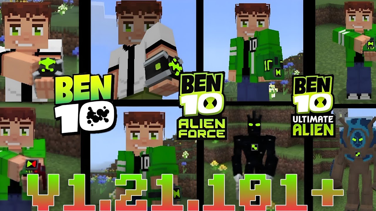 How To Download Ben 10 Mod In MCPE 1.21.101🔥