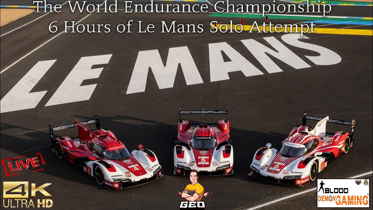 Live in 4k 🔴 6 Hours of Le Mans Solo Attempt🏎️