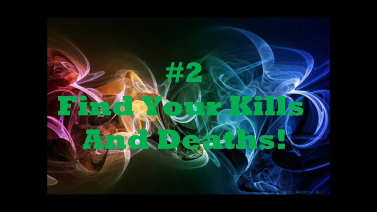 How To Check Your Kill/Death Ratio On MW2!