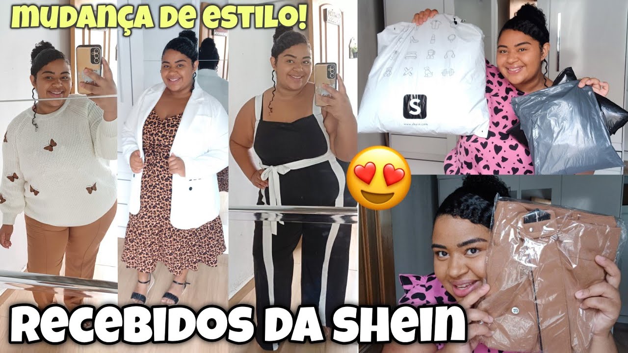 MUDANÇA DE ESTILO😱 AS MELHORES PEÇAS PLUS SIZE NA SHEIN - LOOKS CHIQUE!