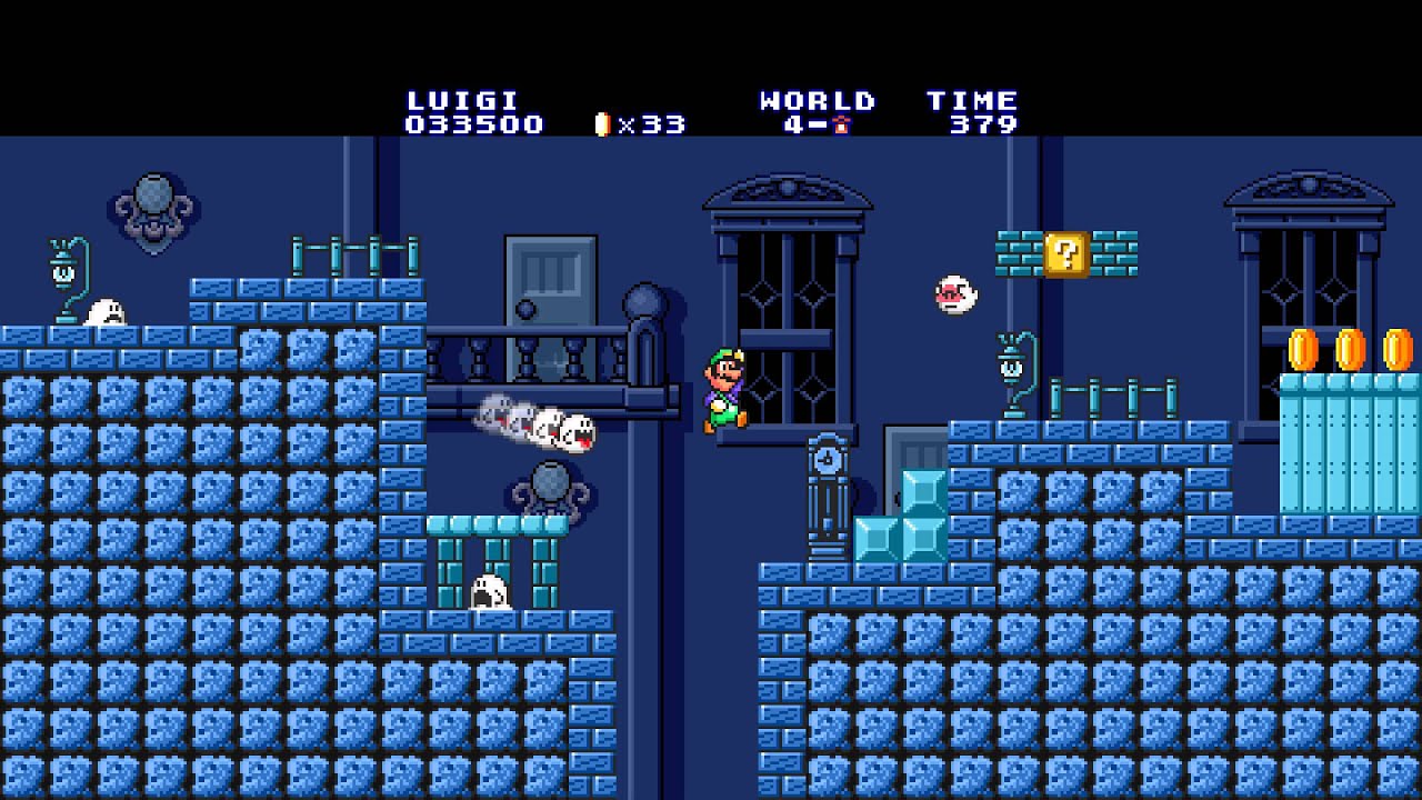 Super Mario Maker - Mario 1 Ghost House Theme - 16-Bit Remix