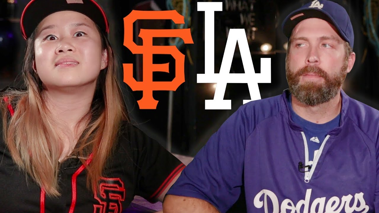 Dodgers Fans And Giants Fans Try Complimenting Each Other