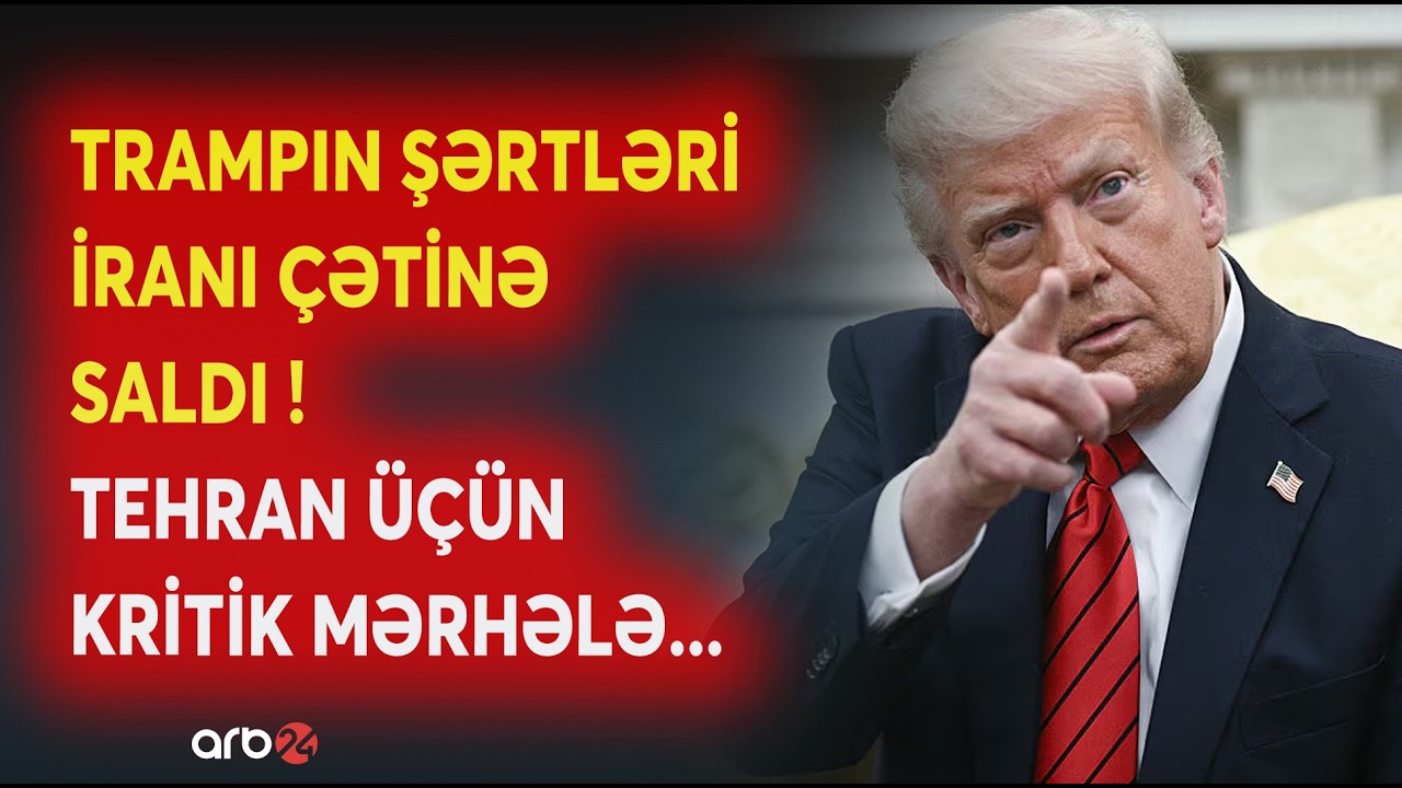 Trampdan İrana MÜHARİBƏ XƏBƏRDARLIĞI: Ağ Evdə Tehranla bağlı GİZLİ PLAN - Əgər bu baş verərsə...