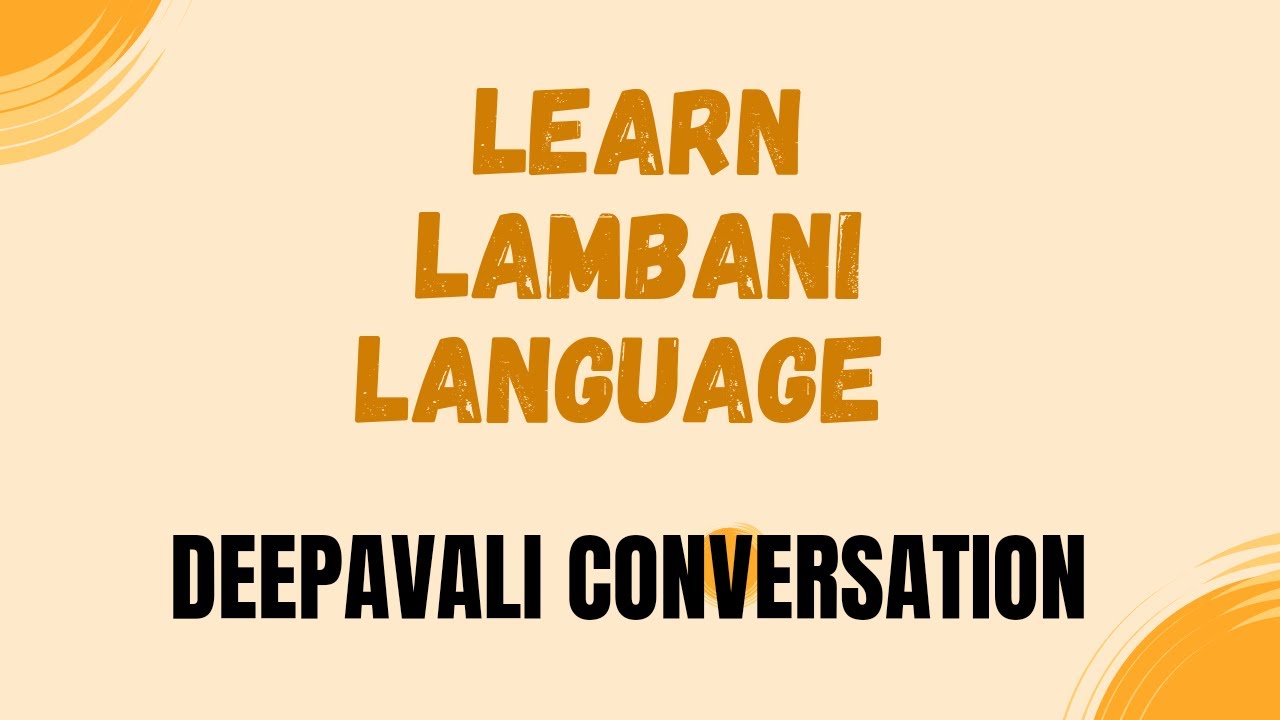 Learn Lambani Language | Deepavali Conversation | Banjara Language #banjara #lambani #yt #english