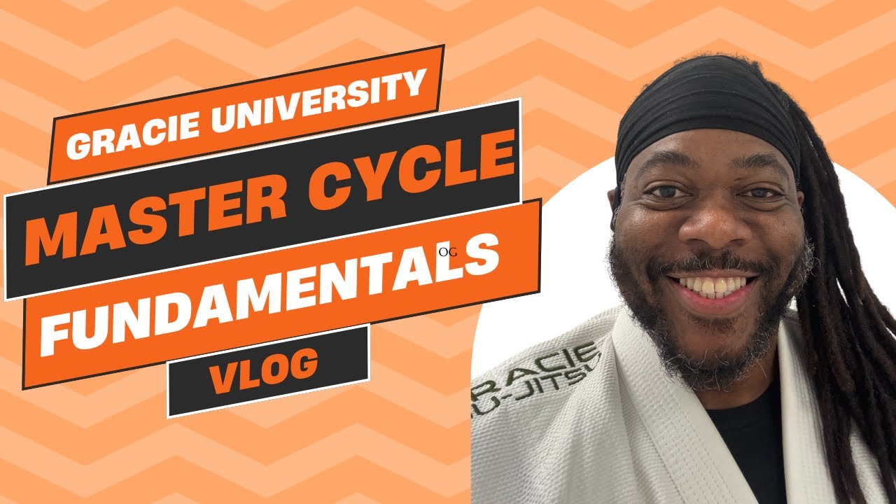 Gracie University - Master Cycle Fundamentals Training Vlog - Mount Focus