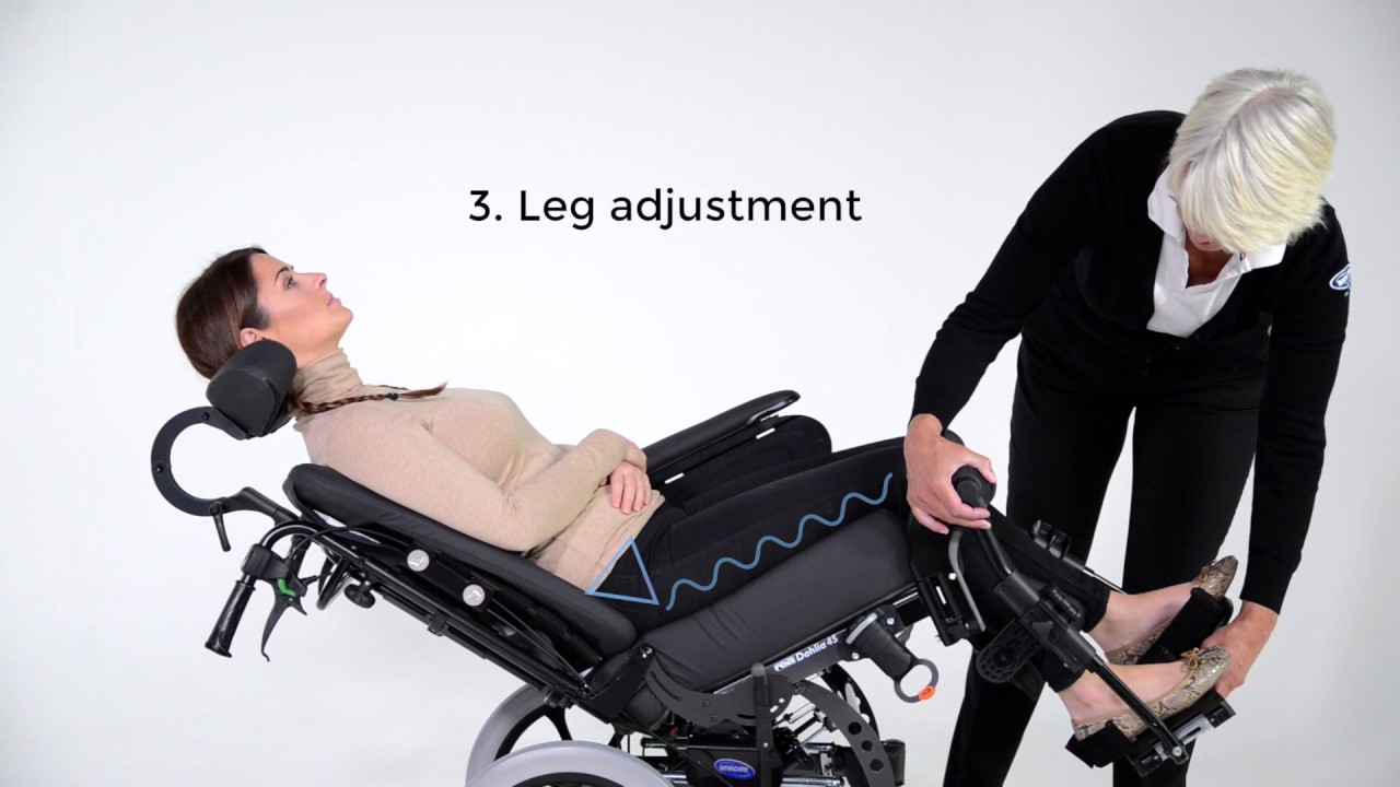 Invacare Rea tilt in space wheelchair ; Correct use of tilt and recline