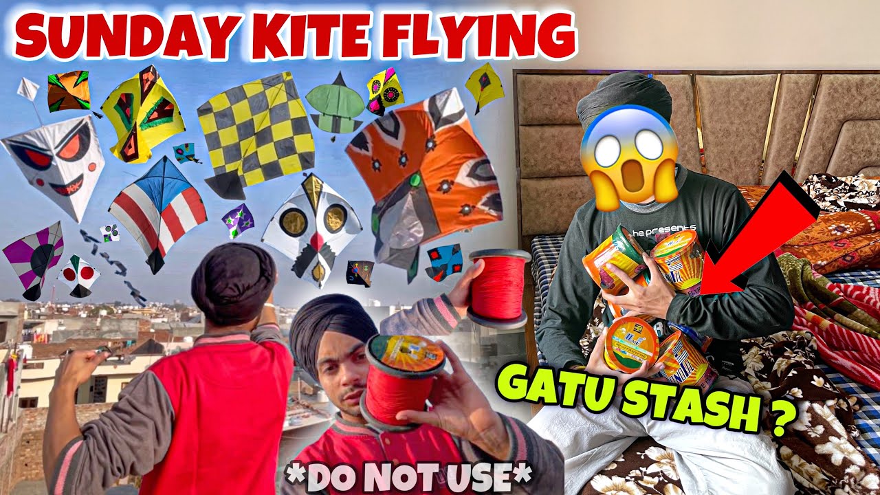 Sunday Kite Flying Vlog In Amritsar😍Gatu Stash?😱*Do Not Use*❌