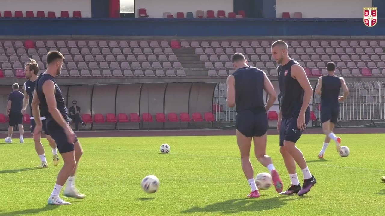 Trening reprezentacije Srbije pred Andoru (Niš, 9. 6. 2025)
