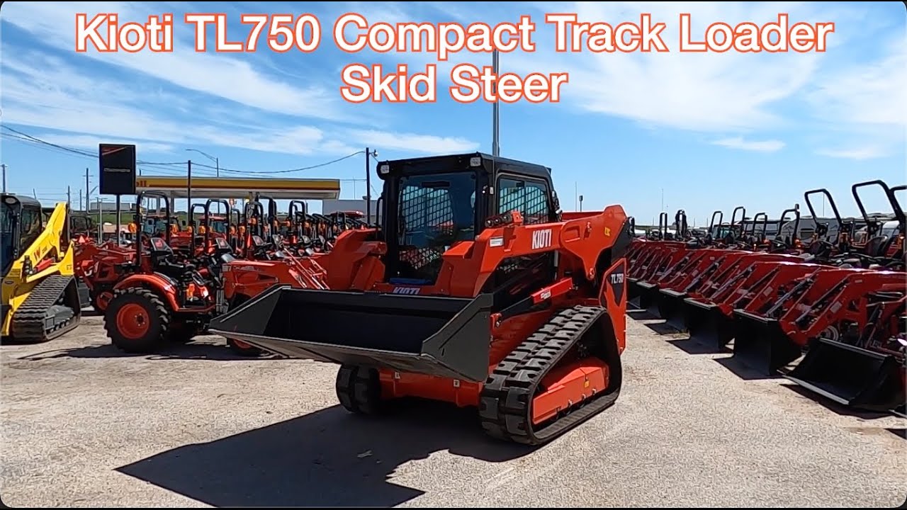 Kioti TL750 Compact Track Loader Skid Steer