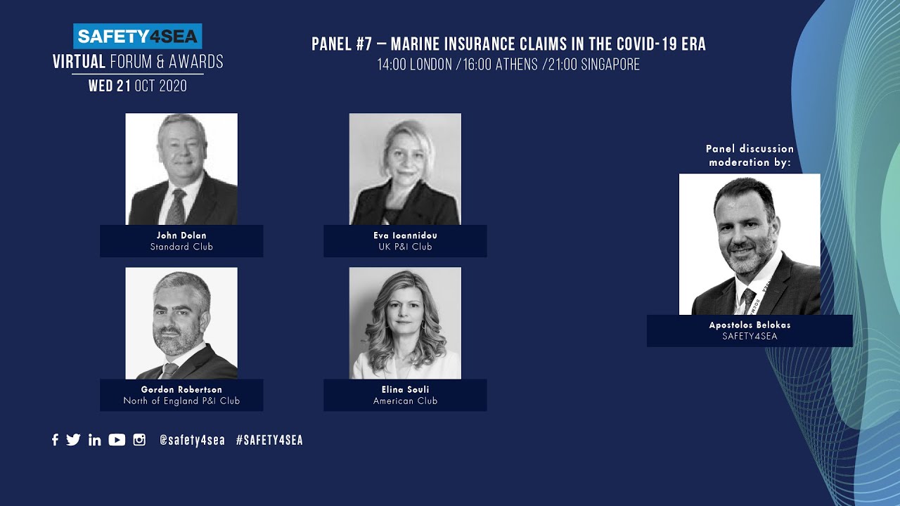 2020 SAFETY4SEA Virtual Forum: Marine Insurance Claims in the COVID-19 era