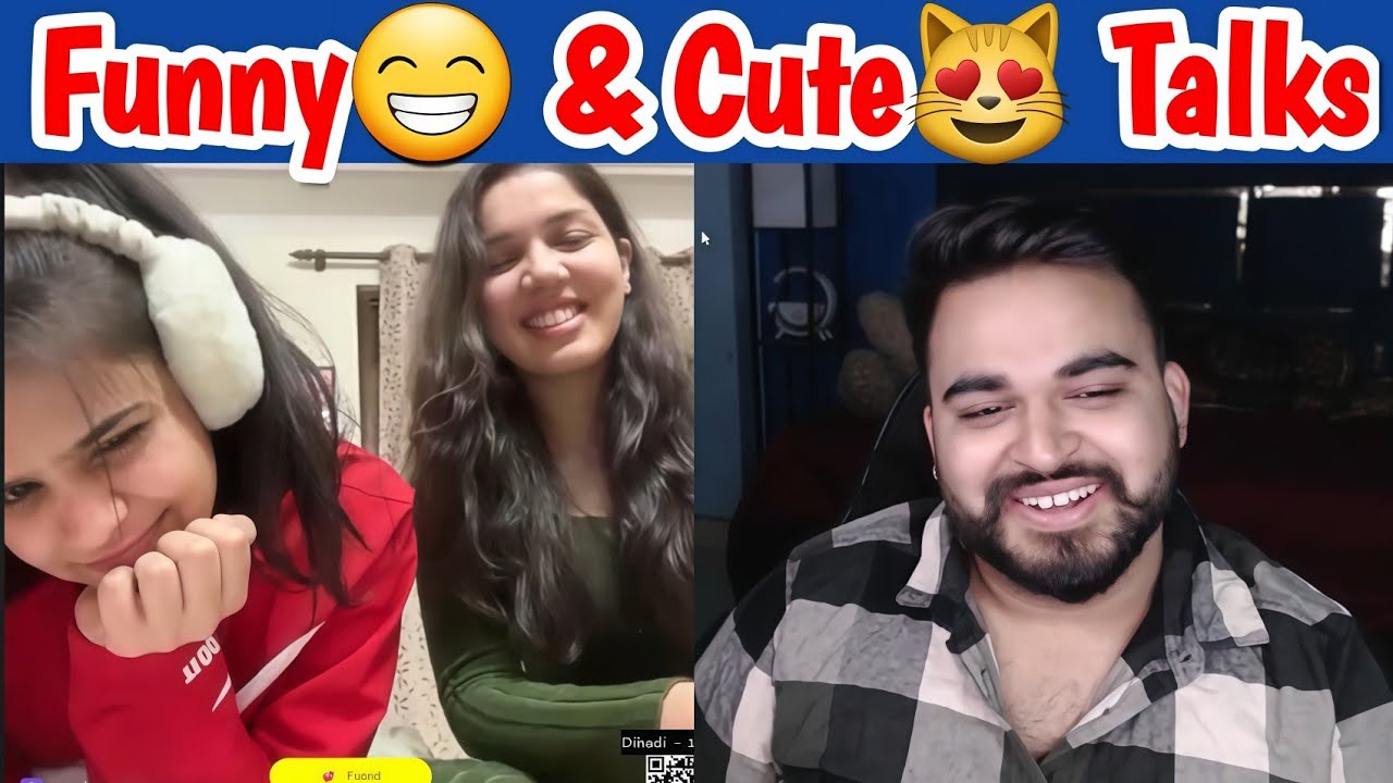 Funny😁 & Relationship🫂 Talks With Two Cuties😻 On Omegle | Omegle Highlights @darpan_is_live 
