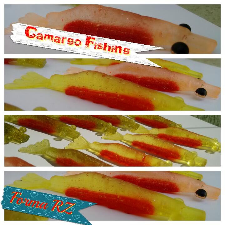 Camarão Ovado Plastisol  Utilizando Forma RZ