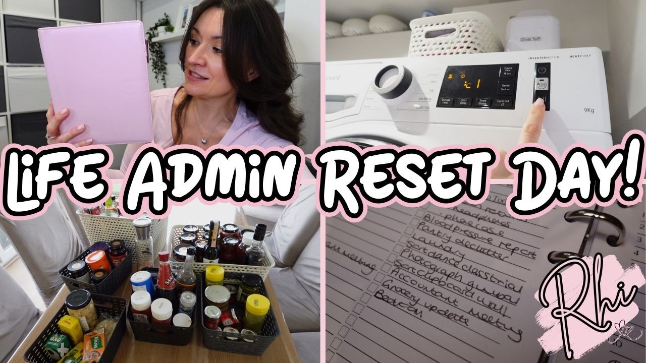 Life Admin Reset! Get it All Done With Me Vlog (ADHD Edition)