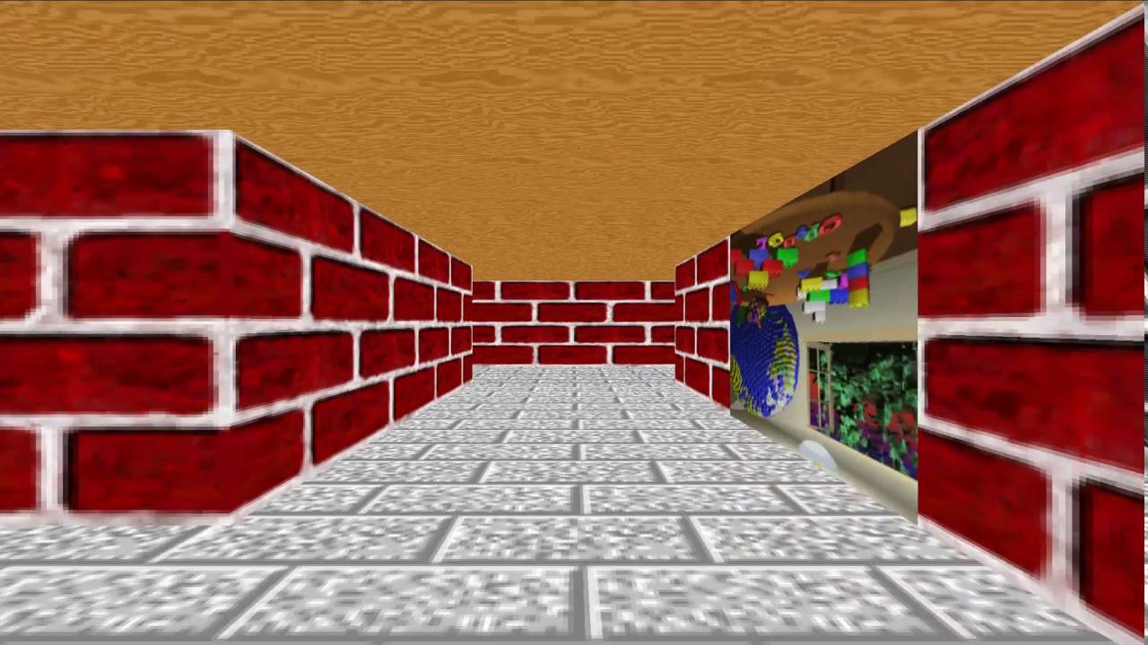 Windows 3D Labyrinth Screensaver