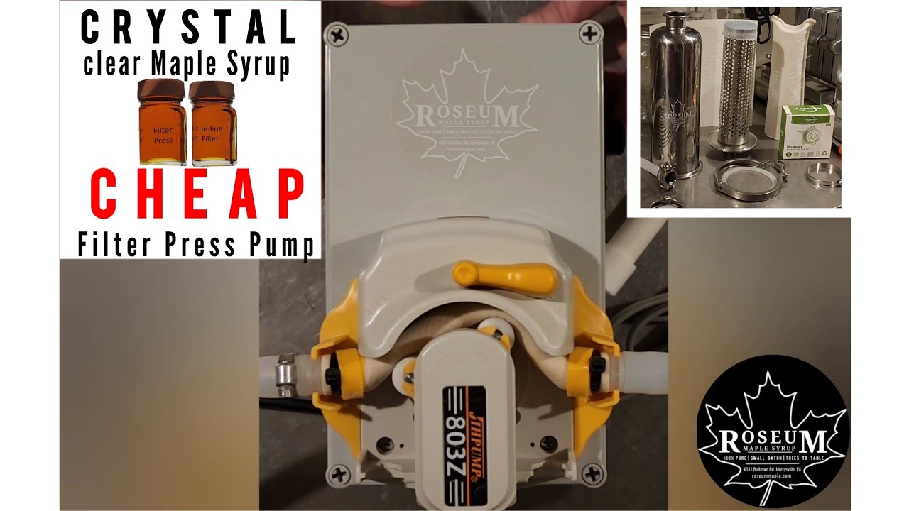 Electric Pump for Maple Syrup Filter Press - A DIY build to automate filtering your maple syrup 