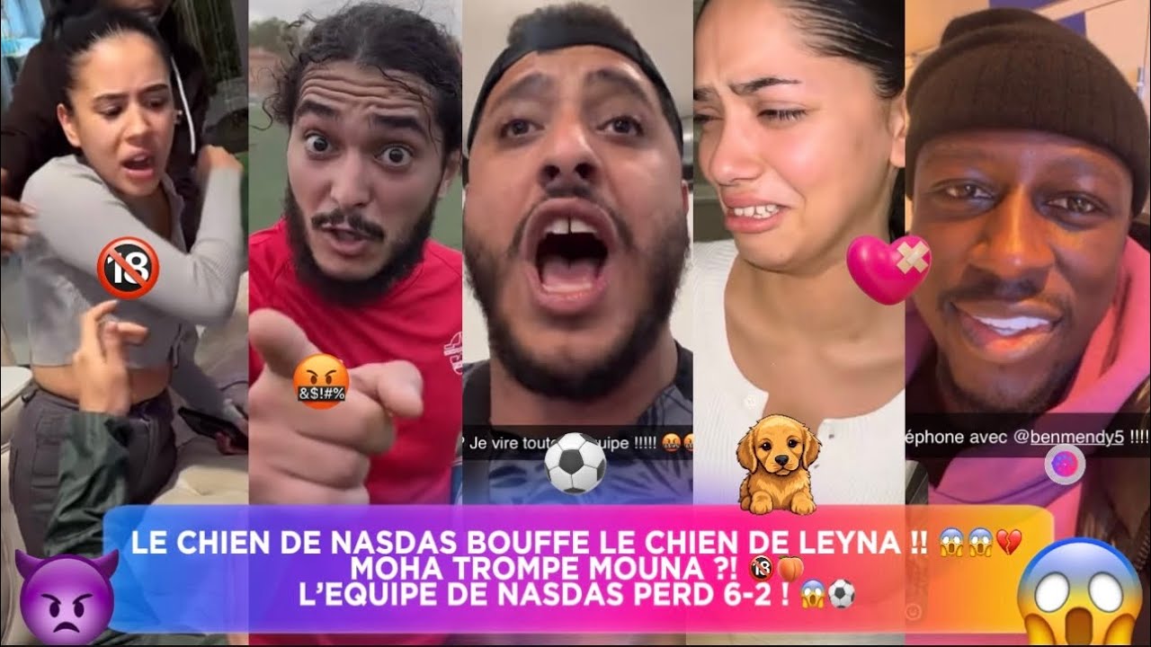 NASDAS & Co.🦅[EP.109🍿] MOHA Trompe MOUNA ?!🔞🍑•LEYNA en PLEURE😱•NASDAS Furax son ÉQUIPE perd 6-2 !👿⚽️