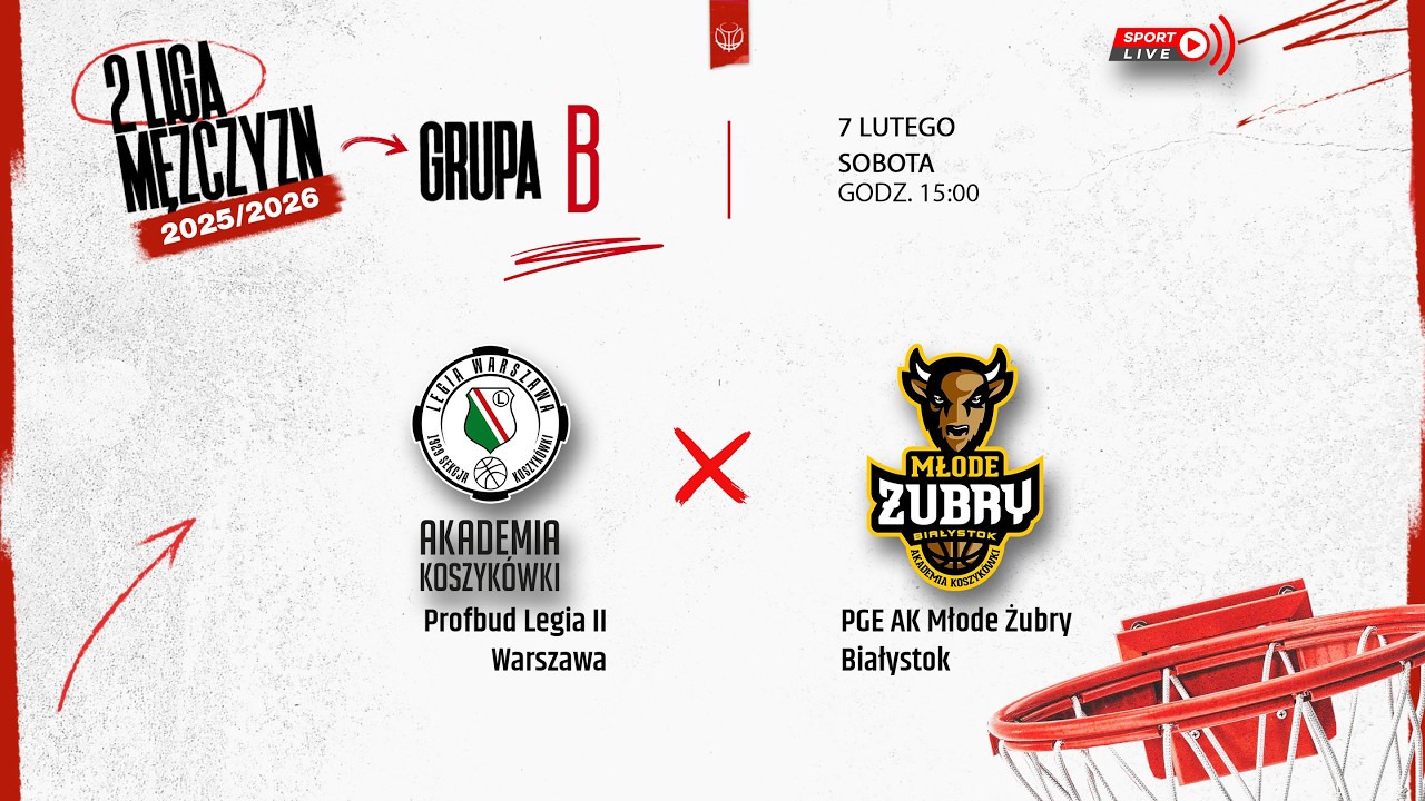 Profbud Legia II Warszawa - PGE AK Młode Żubry Białystok (2 LM)