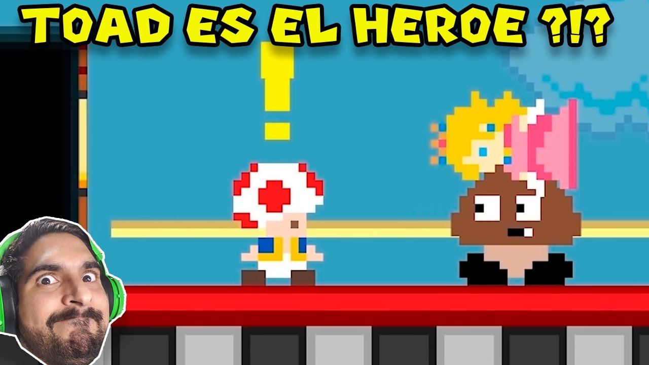 ¿QUÉ PASARÍA SI TOAD FUESE EL HÉROE? - Reacción Animaciones Level UP Pepe el Mago (#12)