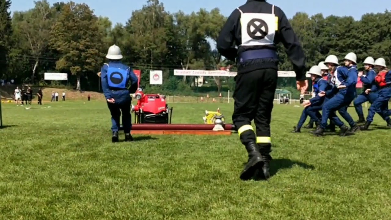 OSP Krempachy rekord 35,33 s w ćwiczeniu bojowym kobiet ,,A