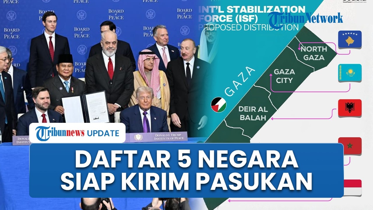 Selain Indonesia, 4 Negara Ini Siap Kerahkan Pasukan ke Gaza untuk Gabung ISF Jalankan Perdamaian