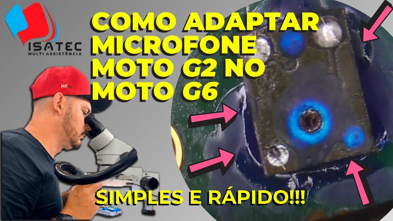 ADAPTAÇÃO DE MICROFONE PARA MOTO G6 (Resolvido)