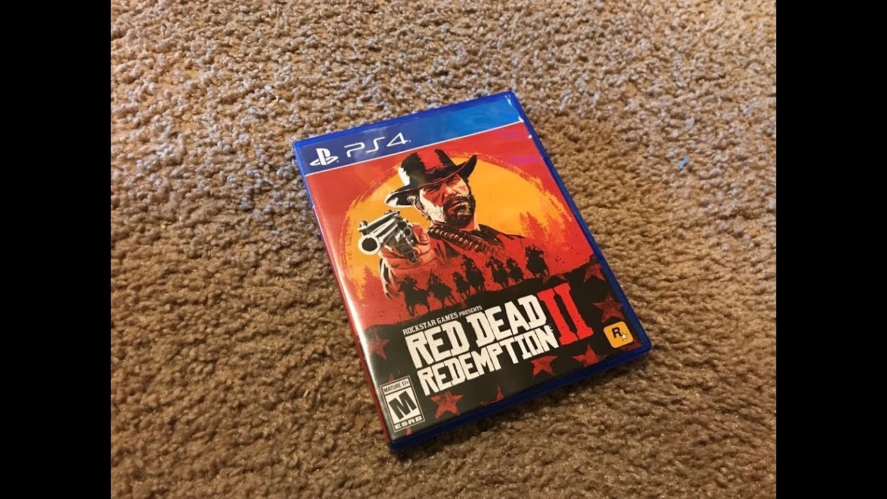 Unboxing Red Dead Redemption 2 for PS4