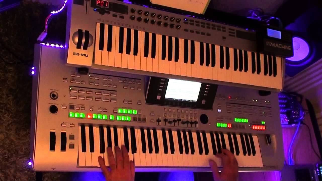 abba , gime gime gime COVER played on Tyros 3 with organ sounds