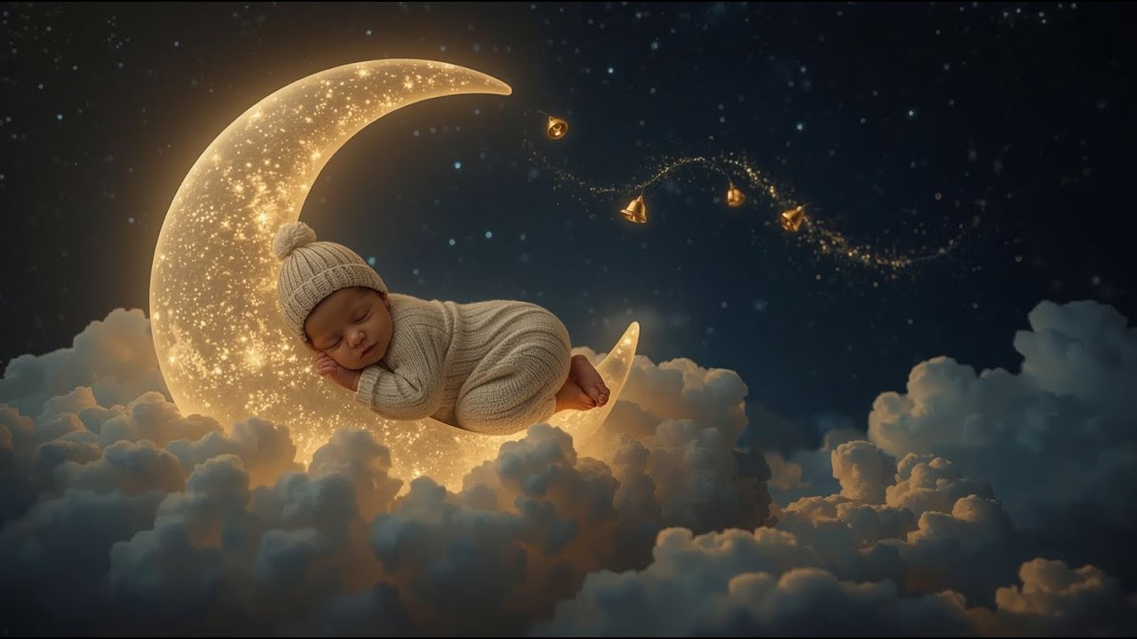 Fall Asleep in 5 Minutes 🌙 Magical Music Box Lullaby Bells for Deep Baby Sleep