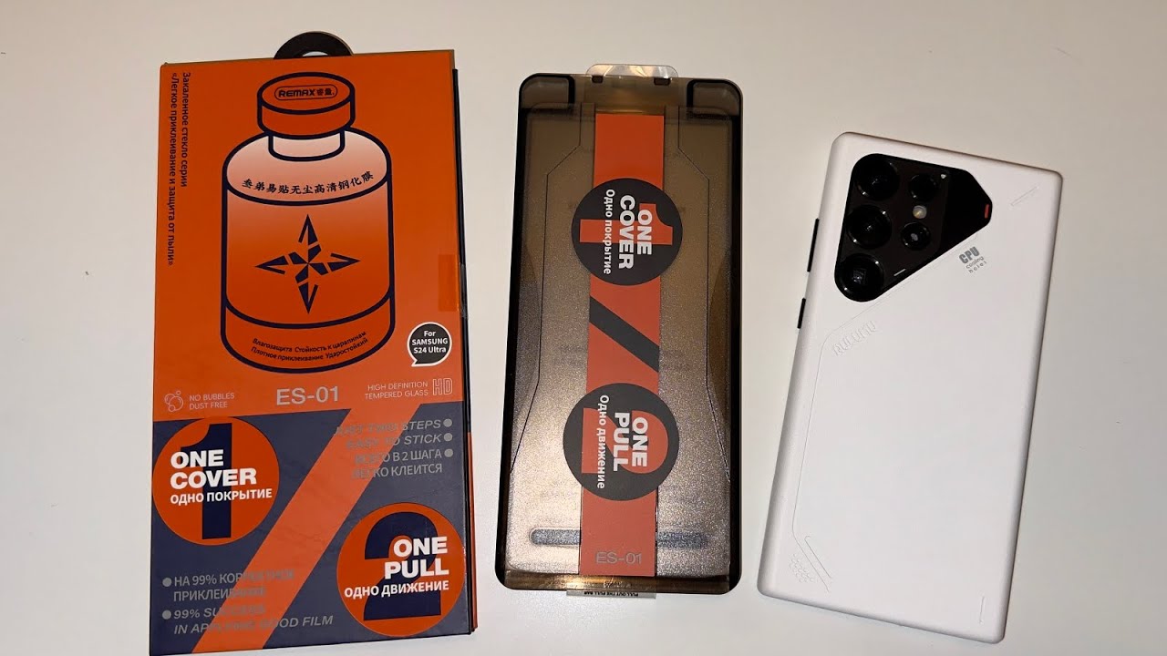 Защитное Стекло REMAX С Автоустановкой для ЛУЧШЕГО Samsung Galaxy S24 Ultra #s24ultra #обзор #remax