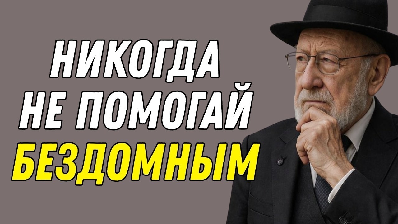 Вот почему бедным Нельзя помогать! Они воспользуются этим сразу! Еврейская мудрость