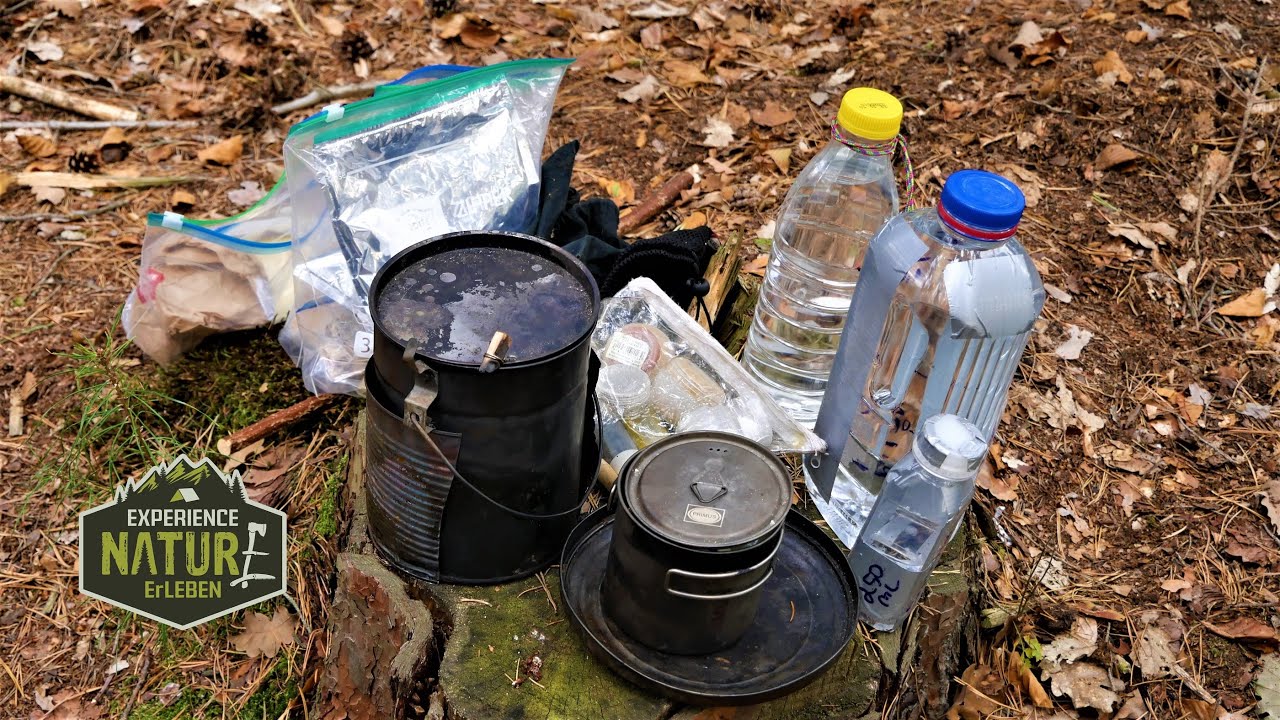 Low Budget Kochausrüstung – Rindfleischcurry vom Trangia - Gutes Outdoor Essen zubereiten Ultralight