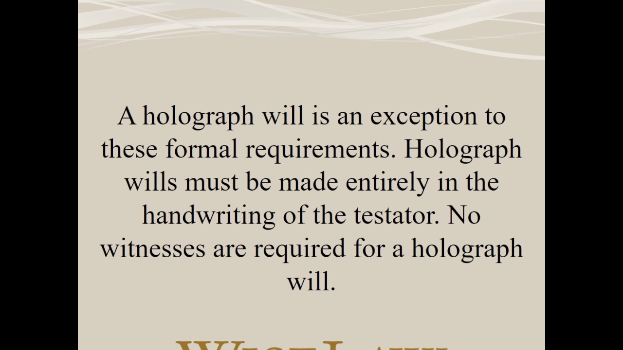 LawFact of the Day: Wills and Estates
