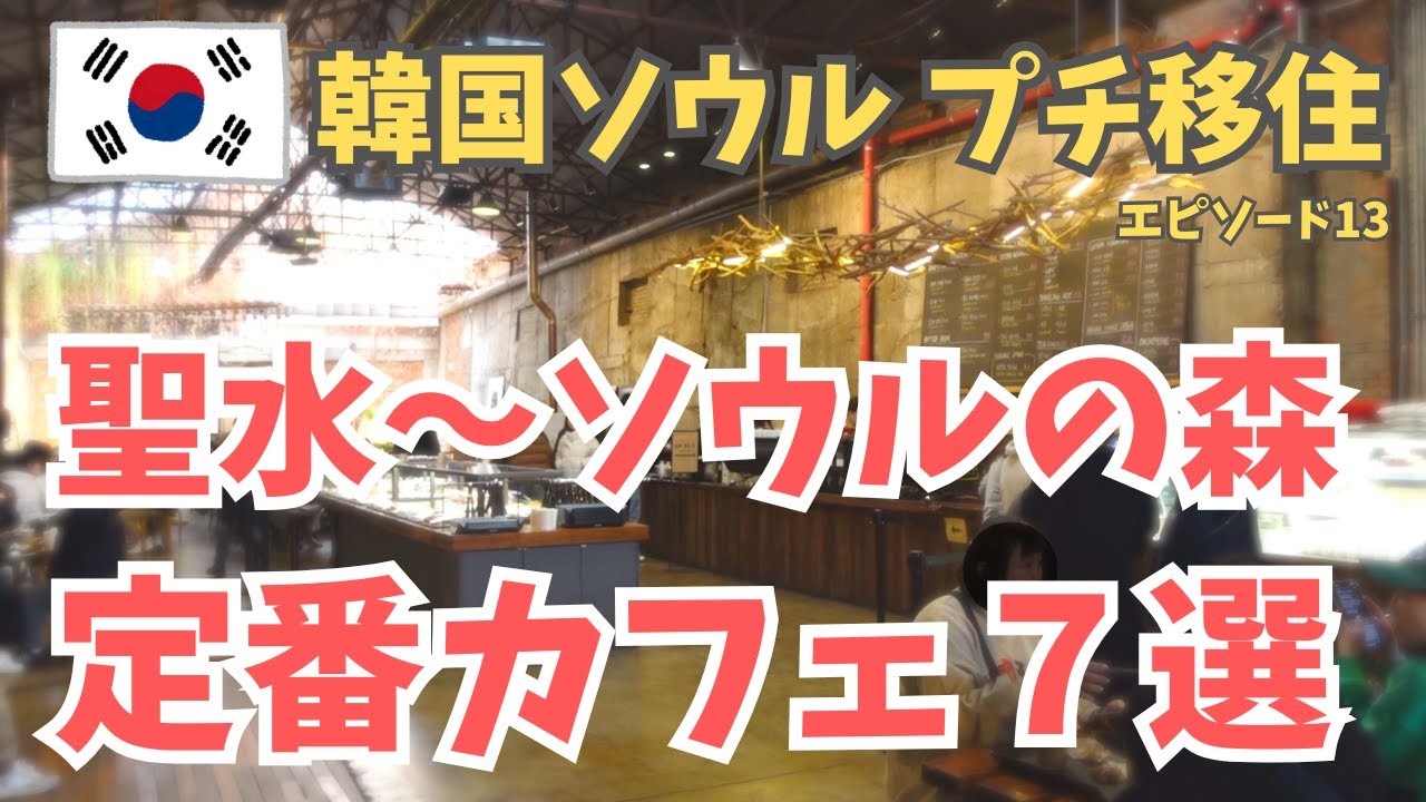 【韓国旅行Vlog】聖水のおしゃれカフェを回りすぎた！ソウルの森から東大門へタッカンマリも堪能！ソウル18日間プチ移住！