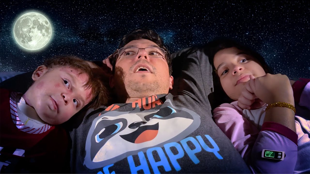 SARAH E ELOAH fazem um ACAMPAMENTO com o PAPAI Histórias Engraçadas PARA CRIANÇAS