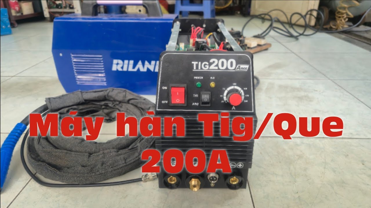 Thanh lý máy hàn 2 chức năng Tig/Que Riland 200A || 0906640306