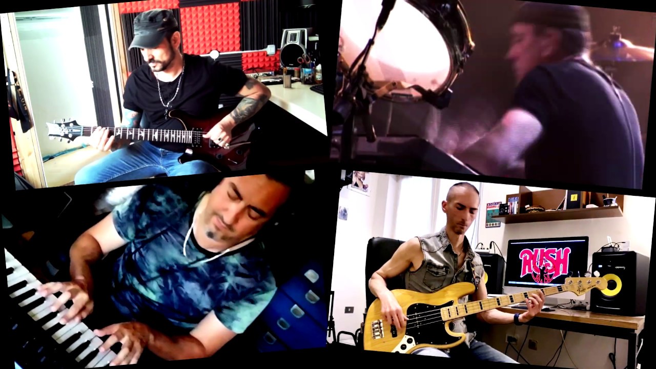 Marco Medda MM - YYZ (Rush) COVER by MM, VIK & Andrea Vargiu. Original Neil Peart drum track