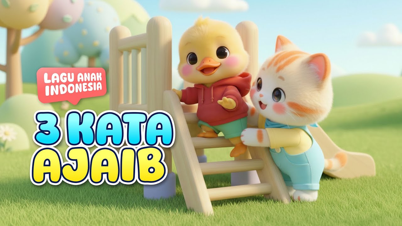 Tiga Kata Ajaib – Lagu Anak Indonesia  | Mio Si Kucing Lucu