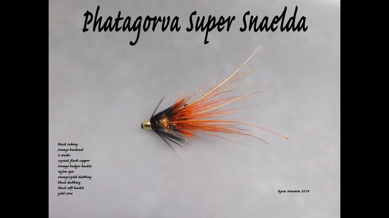 TYING THE  PHATAGORVA SUPER SNAELDA WITH RYAN HOUSTON 2018