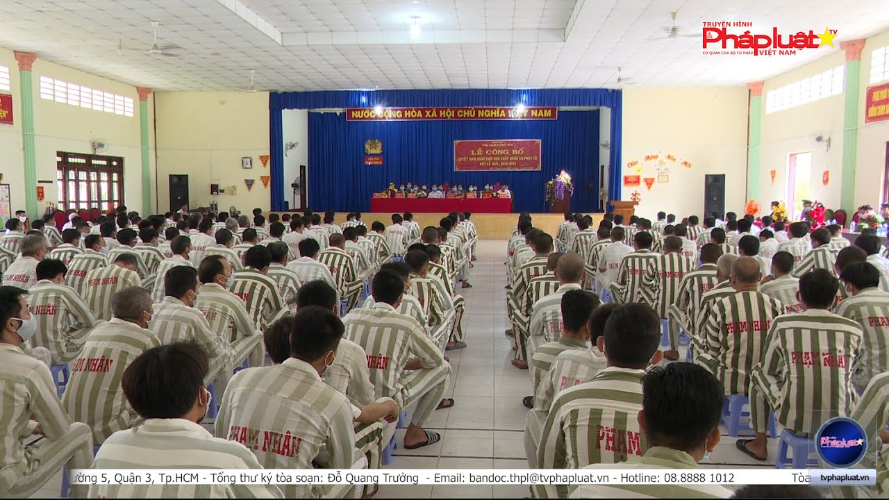 Tiền Giang: Gần 400 phạm nhân Trại giam Phước Hòa được giảm thời hạn chấp hành án phạt tù