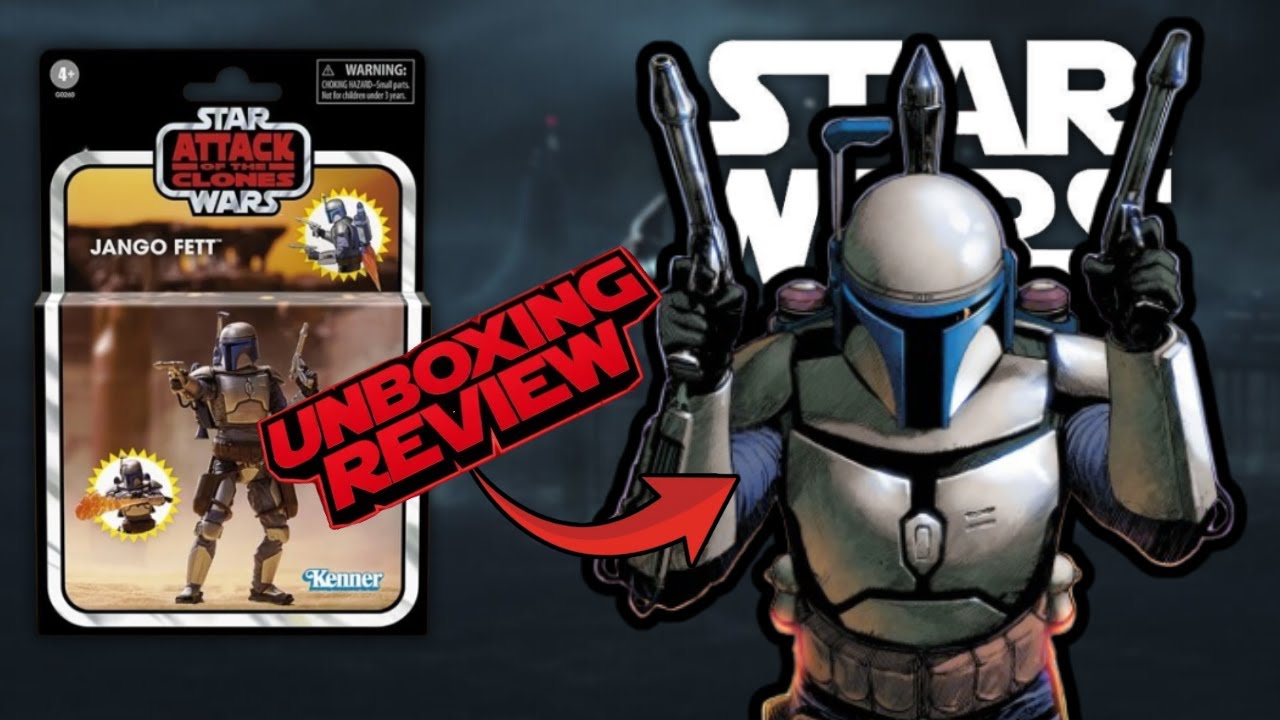 The perfect Jango Fett action figure arrived…BROKEN