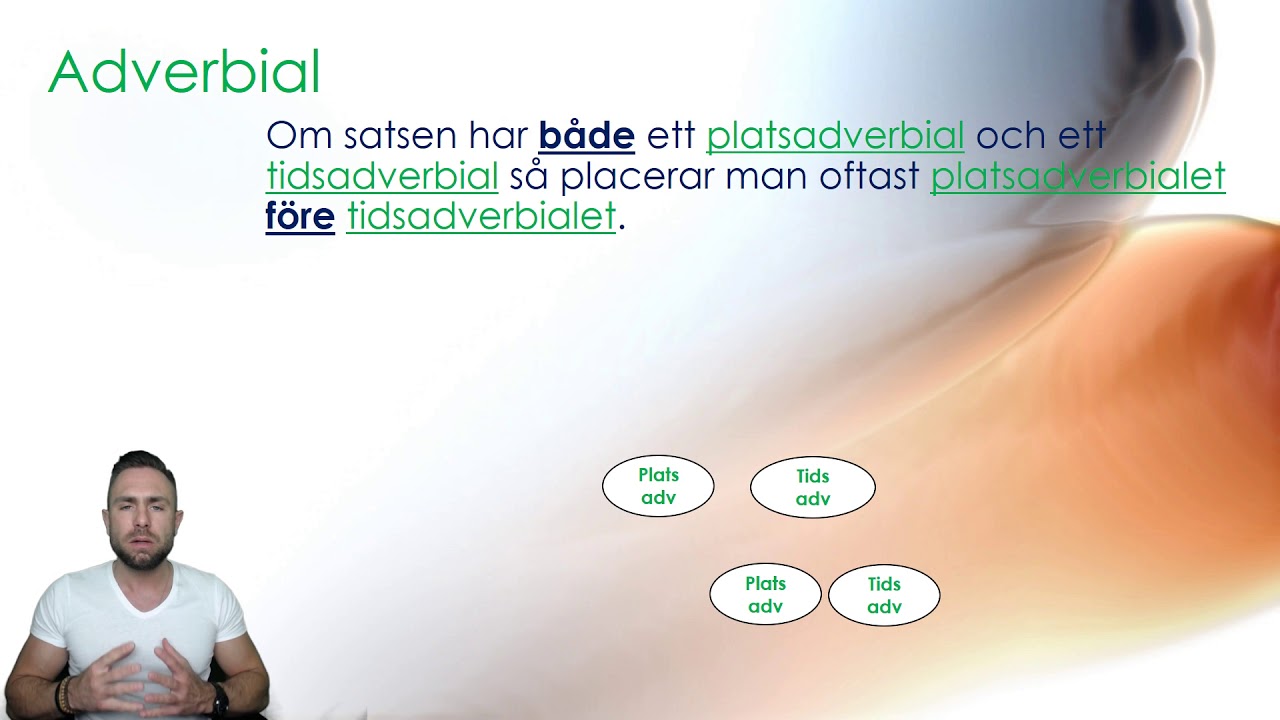 SFI - Ordföljd och satsdelar - Lektion 2