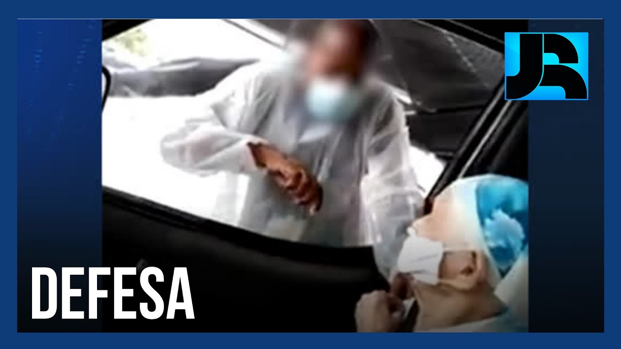Após vídeo viralizar, enfermeiro procura perito para provar que aplicou vacina em idosa
